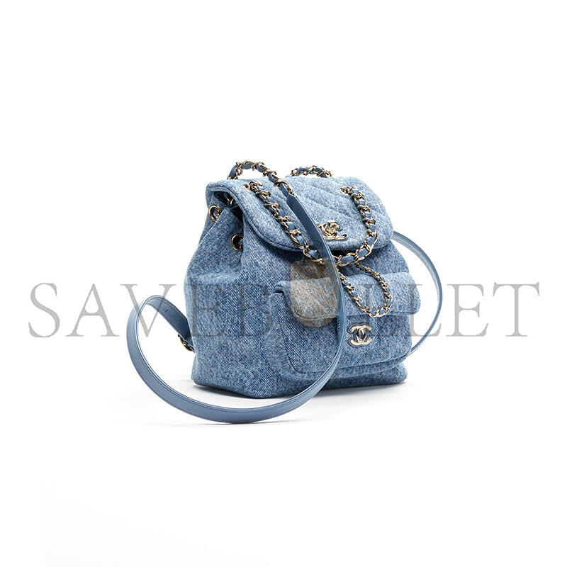 CHANEL SMALL BACKPACK AS2908 (18.5*18*12cm)